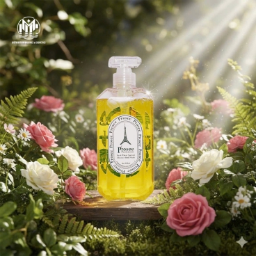 Combo 2 Sữa tắm Prosee PM6 hương nước hoa 800ml màu vàng - Dương Ẩm, Thơm Mát
