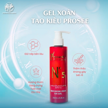 Combo 2 Gel Xoăn Tạo Kiểu Prosee PP2 250ml – Giữ Nếp Tóc Xoăn, Mềm Mượt & Tự Nhiên