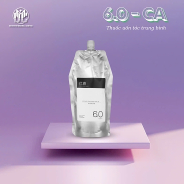 Uốn New Mã 6.0 (CYA) 500ml – Thuốc uốn tóc trung bình, pH 8.4, giữ nếp bền & mềm mượt