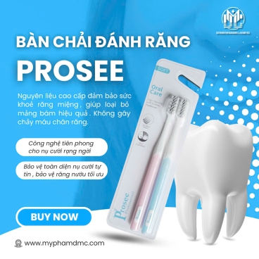 [Mua 20 tặng 20] Bàn chải cao cấp Prosee BC01 (Vỉ 2 chiếc)
