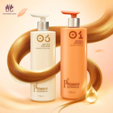 Combo 2 Cặp Dầu Gội Xả Prosee Collagen IS-1/IC-1 730ml – Phục Hồi Tóc Khô Xơ, Chẻ Ngọn & Gãy Rụng