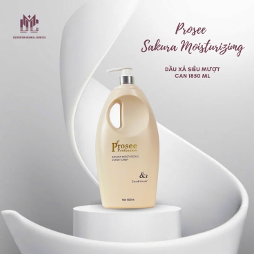Dầu xả Prosee PC8 Can Trắng 1850ml – Dưỡng tóc mềm mượt, phục hồi hư tổn
