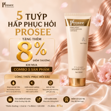 Combo 5 Tuýp Hấp Siêu Mượt PT2 230ml – Phục Hồi Tóc Khô Xơ, Dưỡng Bóng & Mềm Mượt