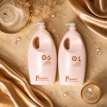 Cặp Can Dầu Gội Xả Prosee Collagen 2000ml  – Phục Hồi Tóc Khô Xơ, Chẻ Ngọn & Gãy Rụng