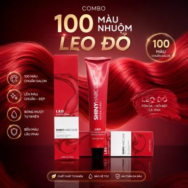 Combo 100 màu nhuộm leo đỏ