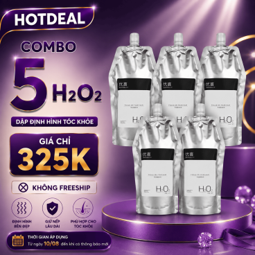 Combo 5 túi Dập định hình H20 - Dành cho tóc khoẻ