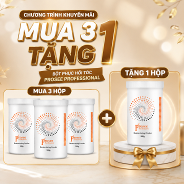 [Mua 3 tặng 1] Bột Nano Tái Sinh Prosee 500g - Bảo Vệ Giúp tóc chắc khỏe, giảm hư tổn khi sử dụng cùng bột tẩy