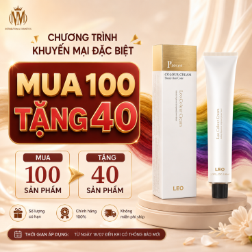 [Xả kho Mua 100 tặng 40 màu nhuộm Leo trắng