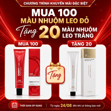 Tặng 20 màu nhuộm leo trắng khi mua Combo 100 màu nhuộm Leo Đỏ